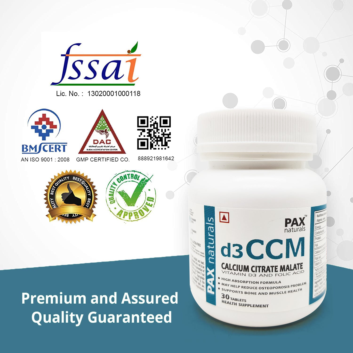 Calcium Citrate Malate Vitamin CCM D3 (Pack Of 5)Get 1 CCM D3 Free