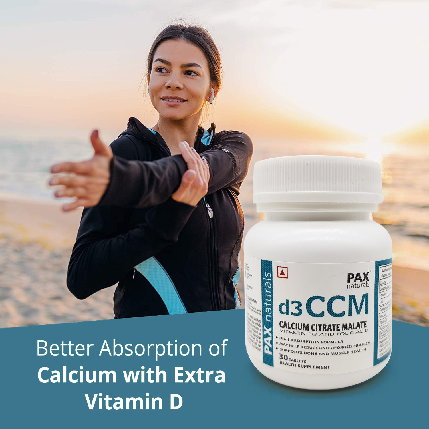 Calcium Citrate Malate Vitamin CCM D3 (Pack Of 5)Get 1 CCM D3 Free