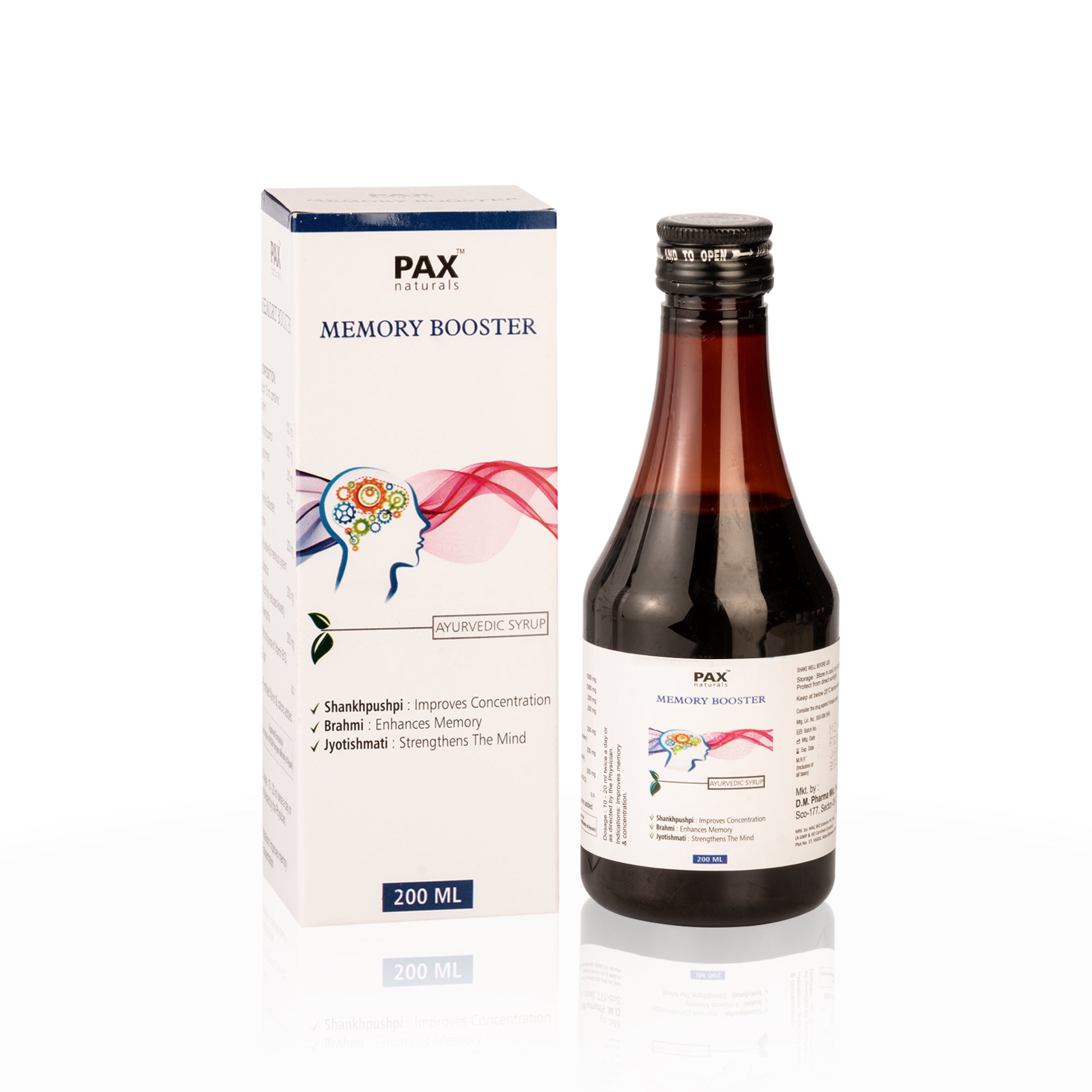Pax Naturals Memory Booster-200 ML syrup