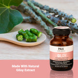 Giloy-Immunity wellness 60 Veg Capsules, Herbals & Ayurvedic, Immunity Booster, Great Anti-aging Property, Health and Wellness with 2X Immunity. Herbal Products Online in India