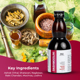 Pax Vedic Science Dashmoolini for Women Health, Syrup Helps in Lecuoorrhoea and Other Female Related Problems 200 ml