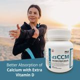 Paxnaturals D3 CCM (Calcium Citerate Malate Vitamin D3 and Folic Acid Tablets, d3 CCM Supplement for Bone Health 30 Tablets ( BUY 1 GET 1 FREE )