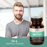 Pax Vedic Science Moringa Capsules 60 Veg capsules -BUY 1 GET 1 FREE (120 Capsules )