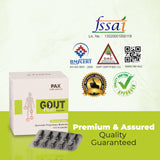 Pax Vedic Science Gout Pearl Flexibility Support Veg Plat Based 100 Capsules