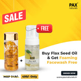Flax Seed Oil + Foaming Facewash